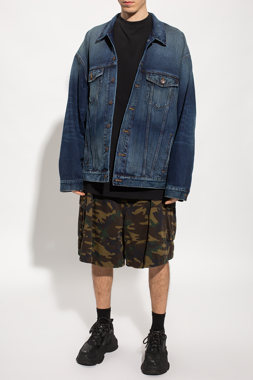 Balenciaga camo discount shorts